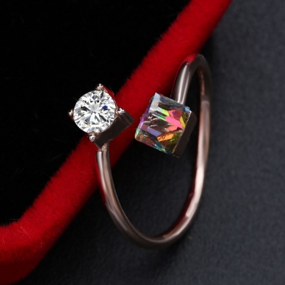 Ring - Ring of Rainbows & Gold Adjustable - Picture 3 of 8